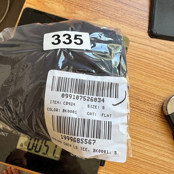 J.Crew Carolyn Fitted Crewneck Merino Wool Sweater S Black Long Sleeve Pullover - Picture 7 of 7